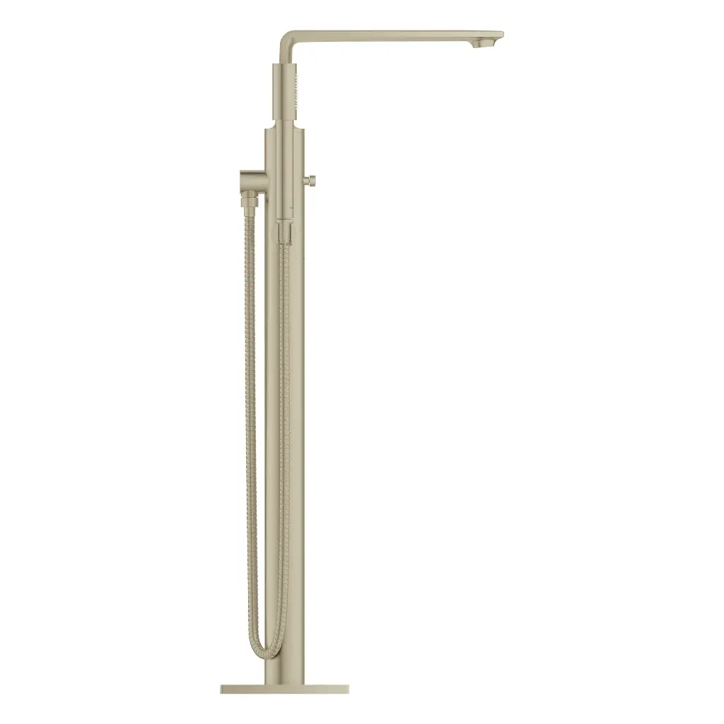 Grohe 25222En1 Single Handle Freestanding Tub Faucet With 1.75 Gpm Hand Shower Brushed Nickel