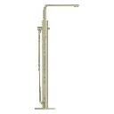Grohe 25222En1 Single Handle Freestanding Tub Faucet With 1.75 Gpm Hand Shower Brushed Nickel