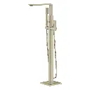 Grohe 25222En1 Single Handle Freestanding Tub Faucet With 1.75 Gpm Hand Shower Brushed Nickel