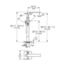 Grohe 25222En1 Single Handle Freestanding Tub Faucet With 1.75 Gpm Hand Shower Brushed Nickel