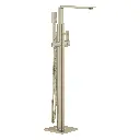 Grohe 25222En1 Single Handle Freestanding Tub Faucet With 1.75 Gpm Hand Shower Brushed Nickel
