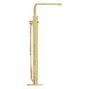 Grohe 25222Gn1 Single Handle Freestanding Tub Faucet With 1.75 Gpm Hand Shower Brushed Cool Sunrise