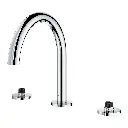 Grohe 25273000 3-Hole 2-Handle Deck Mount Roman Tub Faucet Chrome