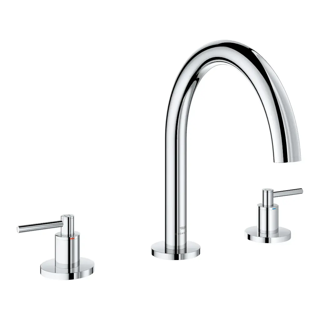 Grohe 25273000 3-Hole 2-Handle Deck Mount Roman Tub Faucet Chrome