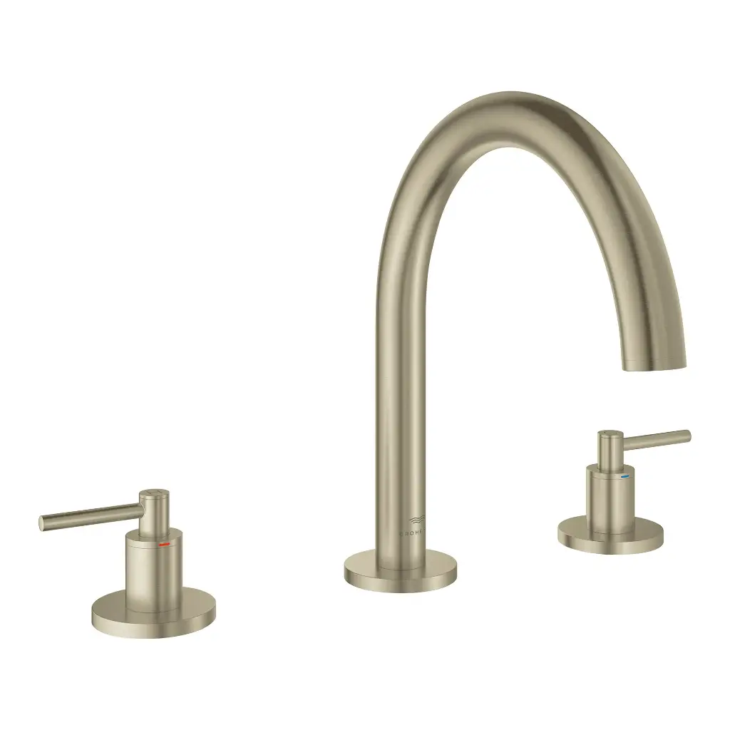 Grohe 25273En0 3-Hole 2-Handle Deck Mount Roman Tub Faucet Brushed Nickel