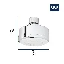 Grohe 260512431 Tempesta Cosmopolitan 100 Shower Head 1 Spray 1.5gpm Matte Black