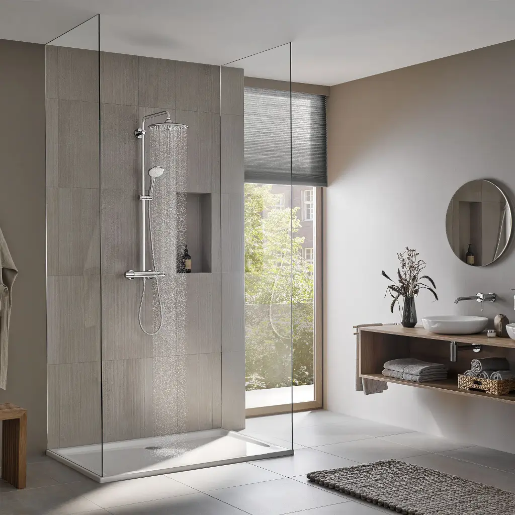 Grohe 26128002 Euphoria 260 Shw Syst.Thm Coolt 6.6L Us Grohe Chrome