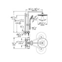 Grohe 26128EN2 Euphoria 260 Shw Syst.Thm Coolt 6.6L Us Grohe Brushed Nickel