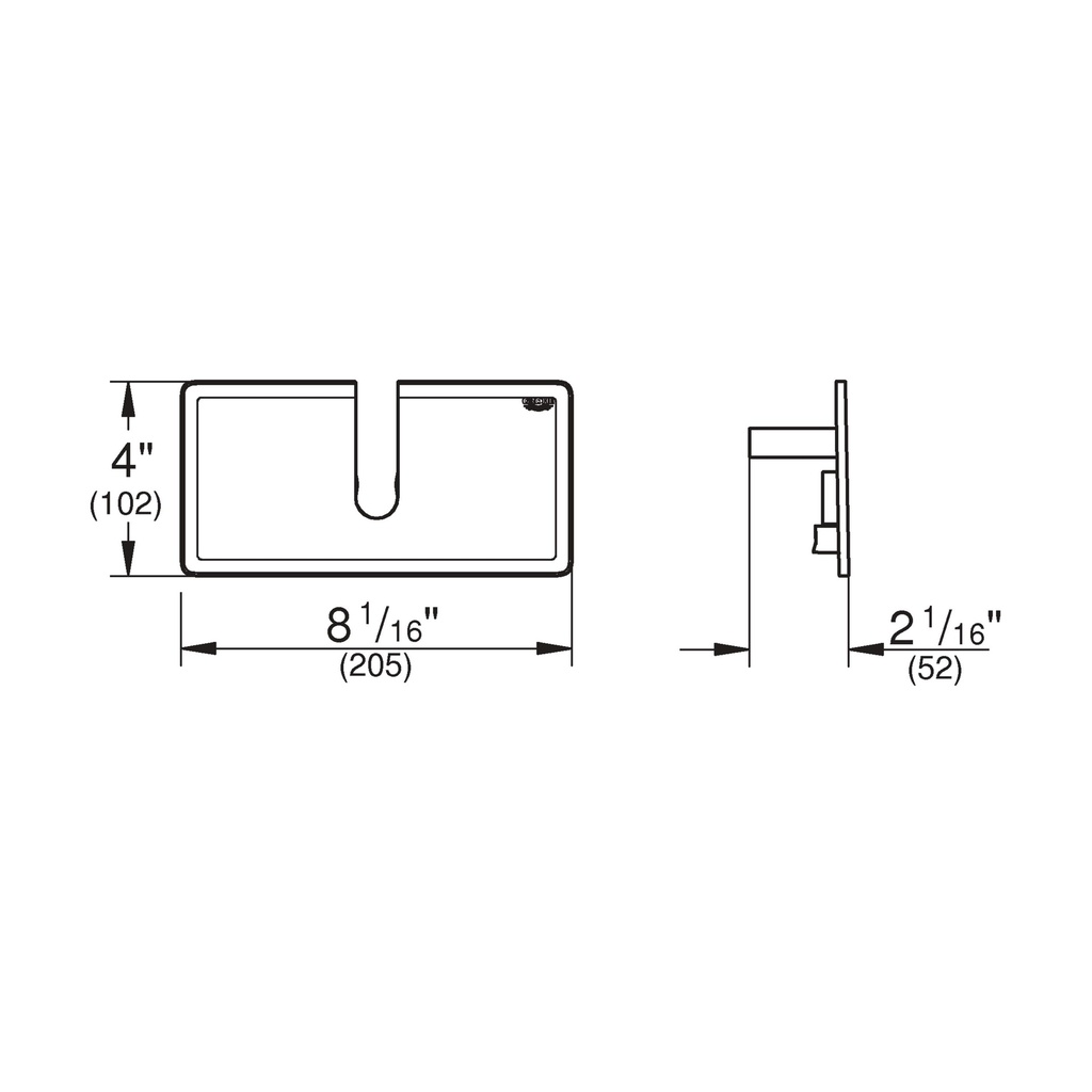 Grohe 26362LN1 Euphoria Easyreach Tray Grohe Sense Guard White