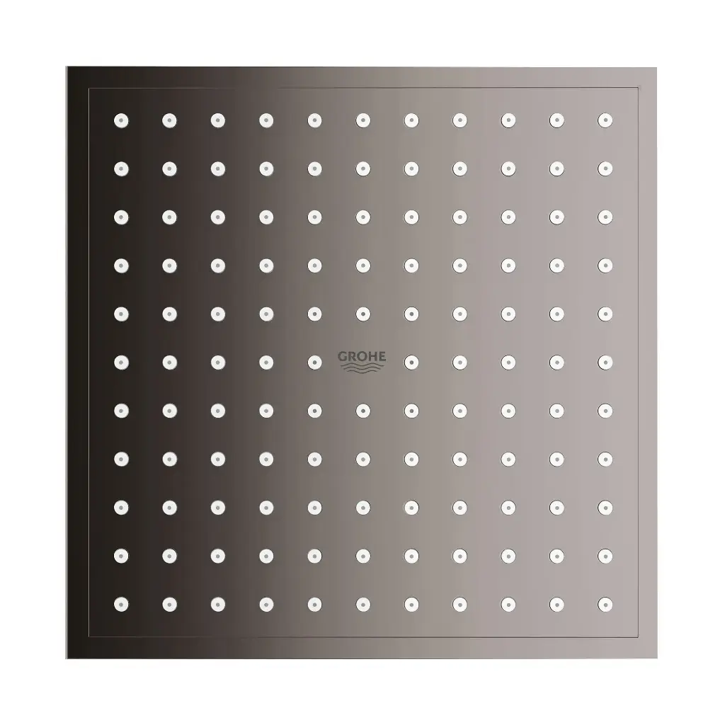 Grohe 26468A00 150 Shower Head 6" 1 Spray 6.6 L/Min (1.75 Gpm) Hard Graphite