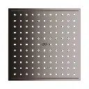 Grohe 26468A00 150 Shower Head 6" 1 Spray 6.6 L/Min (1.75 Gpm) Hard Graphite