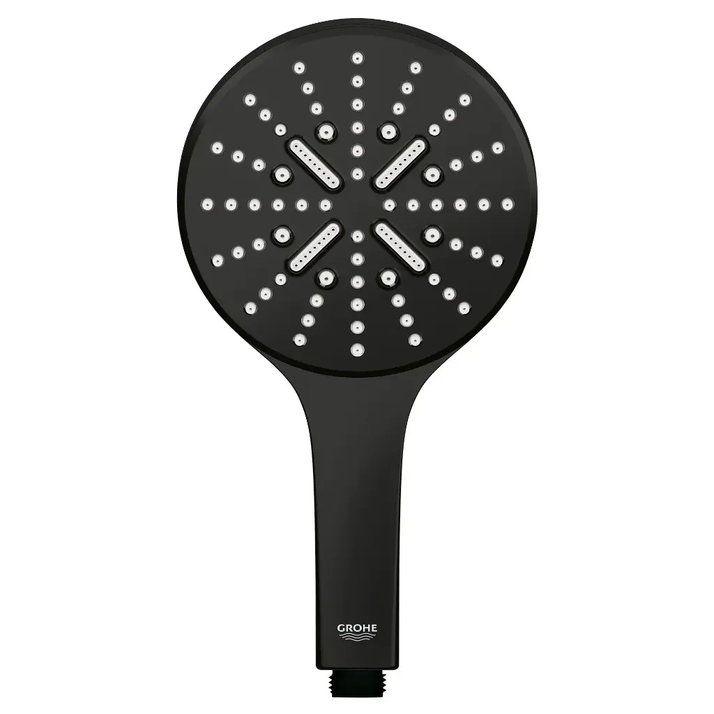 Grohe 265452430 Rainshower Smartactive Round Hand Shower Matte Black