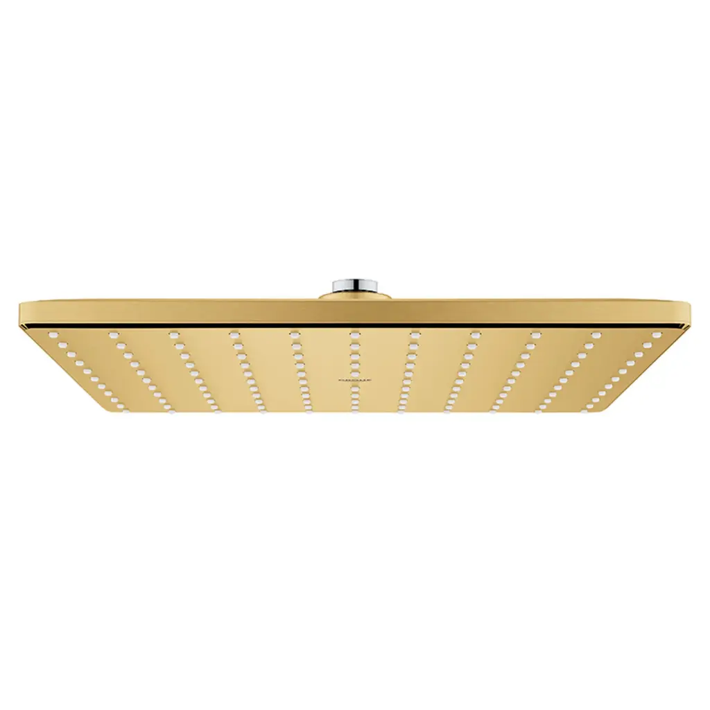 Grohe 26570GN0 310 Mono Shower Head 12" 1 Spray 6.6 L/Min (1.75 Gpm) Brushed Cool Sunrise