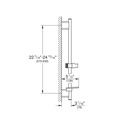 Grohe 266022430 Rainshower 24" Shower Bar Matte Black