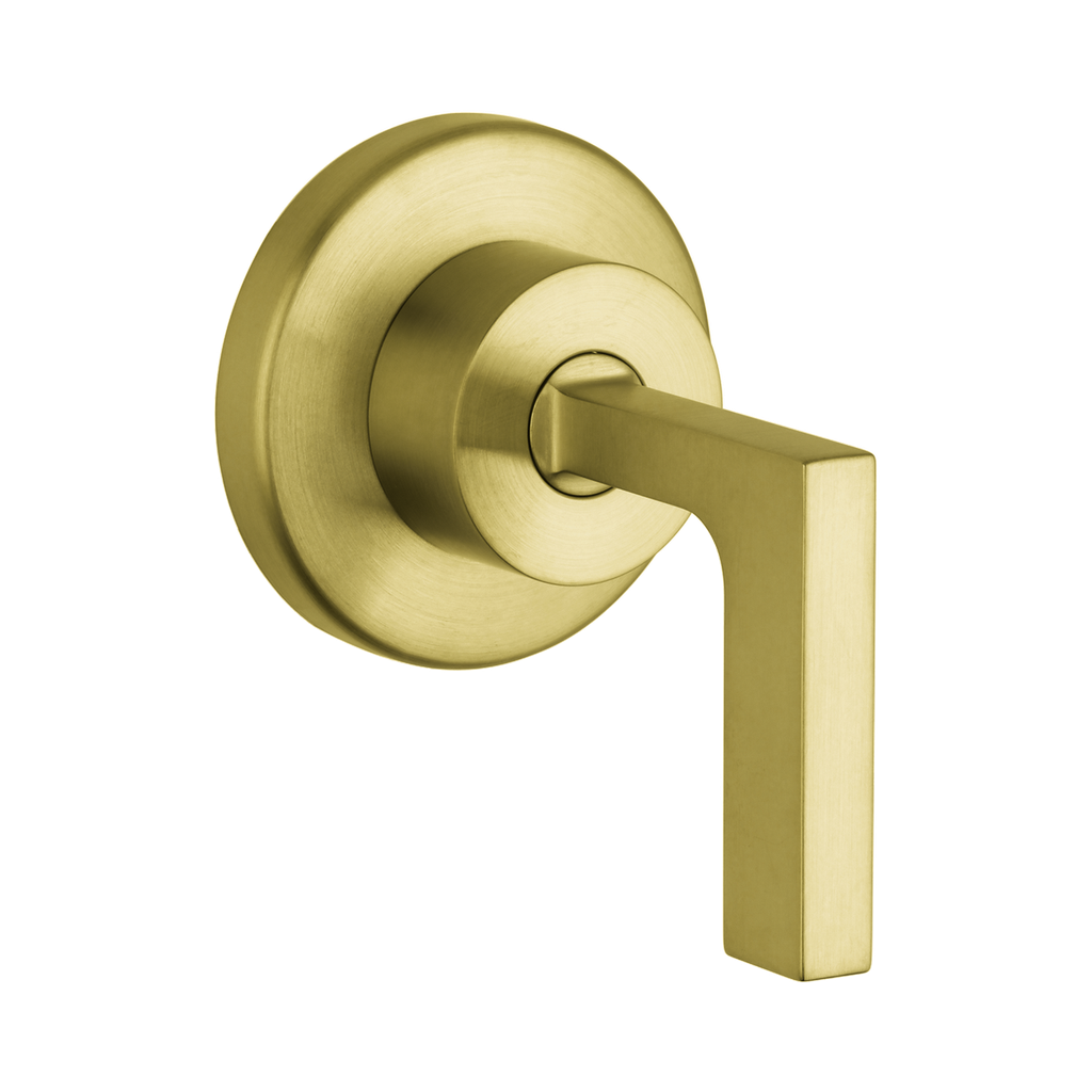 Hansgrohe 39961251 Axor Citterio Volume Control Trim With Lever Handle Brushed Gold Optic