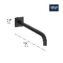 Grohe 26632GN0 15" Square Shower Arm Brushed Cool Sunrise