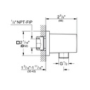 Grohe 26634GN0 Wall Union Brushed Cool Sunrise