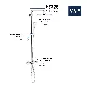Grohe 26726EN0 Euphoria 310 Shw Syst.Thm Coolt 6.6L Us Grohe Brushed Nickel
