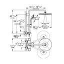 Grohe 26726EN0 Euphoria 310 Shw Syst.Thm Coolt 6.6L Us Grohe Brushed Nickel