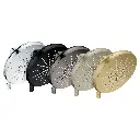 Grohe 26789A00 Shower Head 6-1/2" 3 Sprays 1.75Gpm Hard Graphite