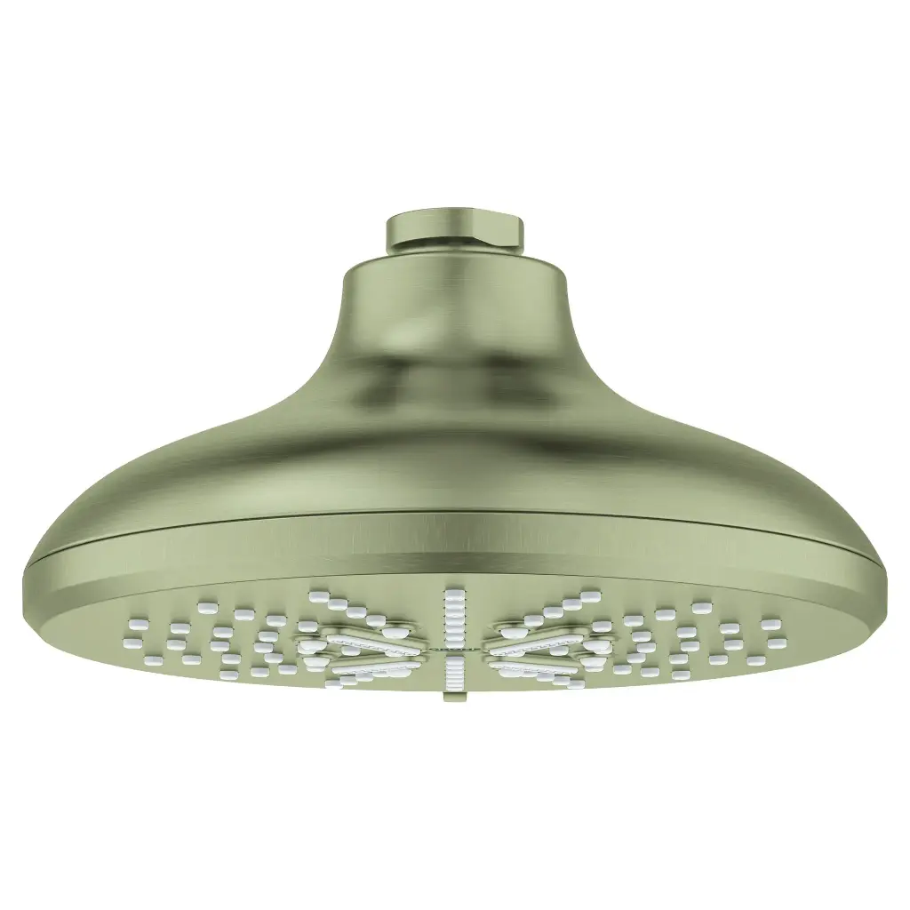Grohe 26789EN0 Shower Head 6-1/2" 3 Sprays 1.75Gpm Brushed Nickel