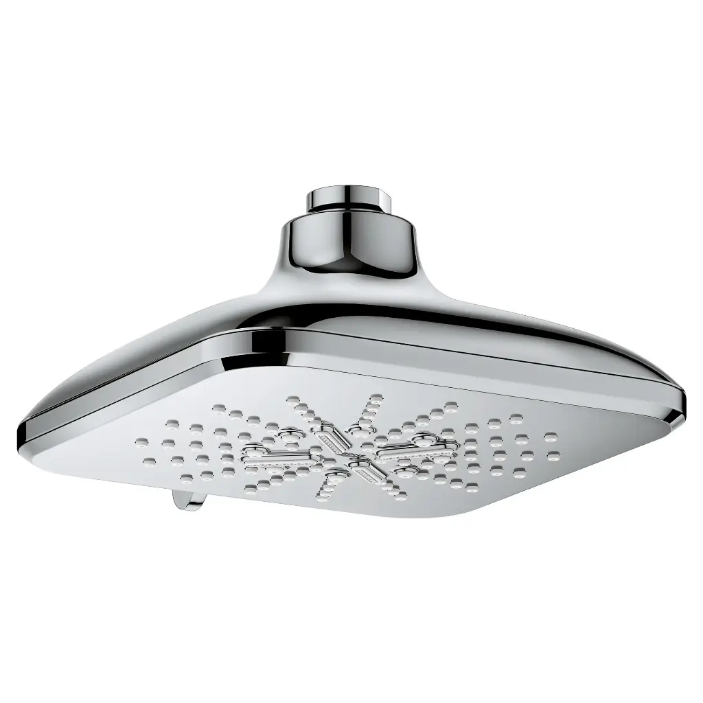 Grohe 26797000 Shower Head 6-1/2" 3 Sprays 1.75Gpm Chrome