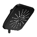 Grohe 267972430 Shower Head 6-1/2" 3 Sprays 1.75Gpm Matte Black