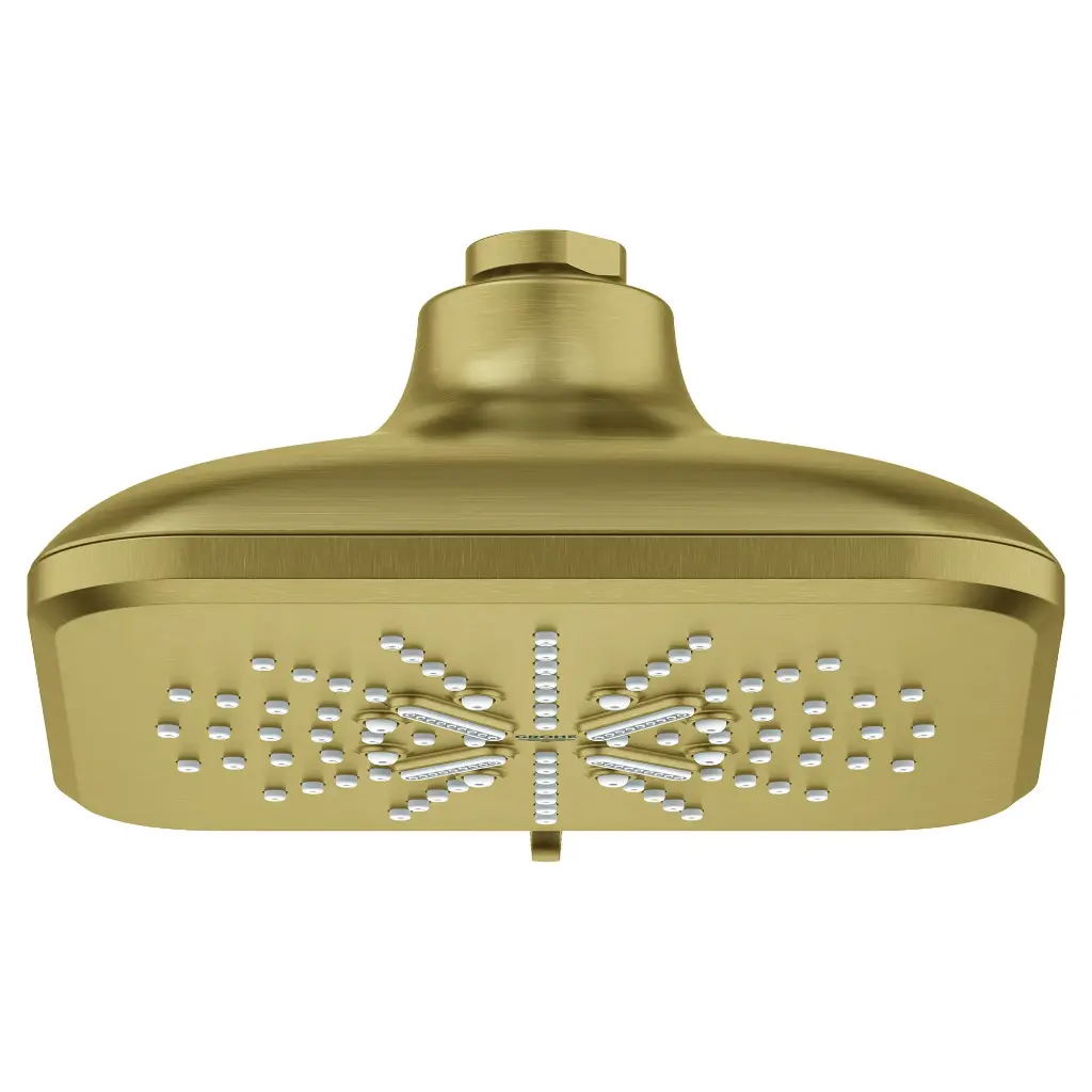 Grohe 26797GN0 Shower Head 6-1/2" 3 Sprays 1.75Gpm Brushed Cool Sunrise