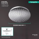 Hansgrohe 26277671 Vernis Blend Showerhead 200 Matte Black