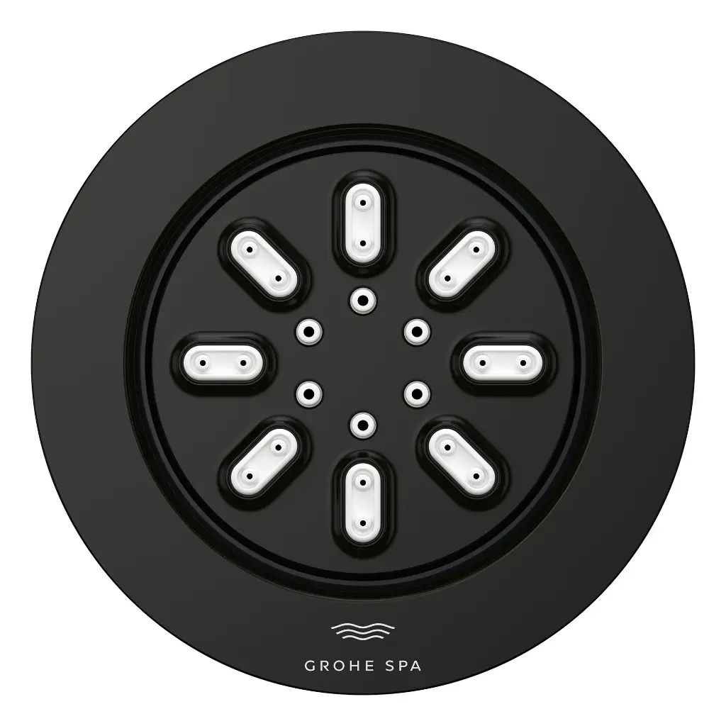 Grohe 268442430 Body Spray Round 2 Sprays 0.9 Gpm Matte Black