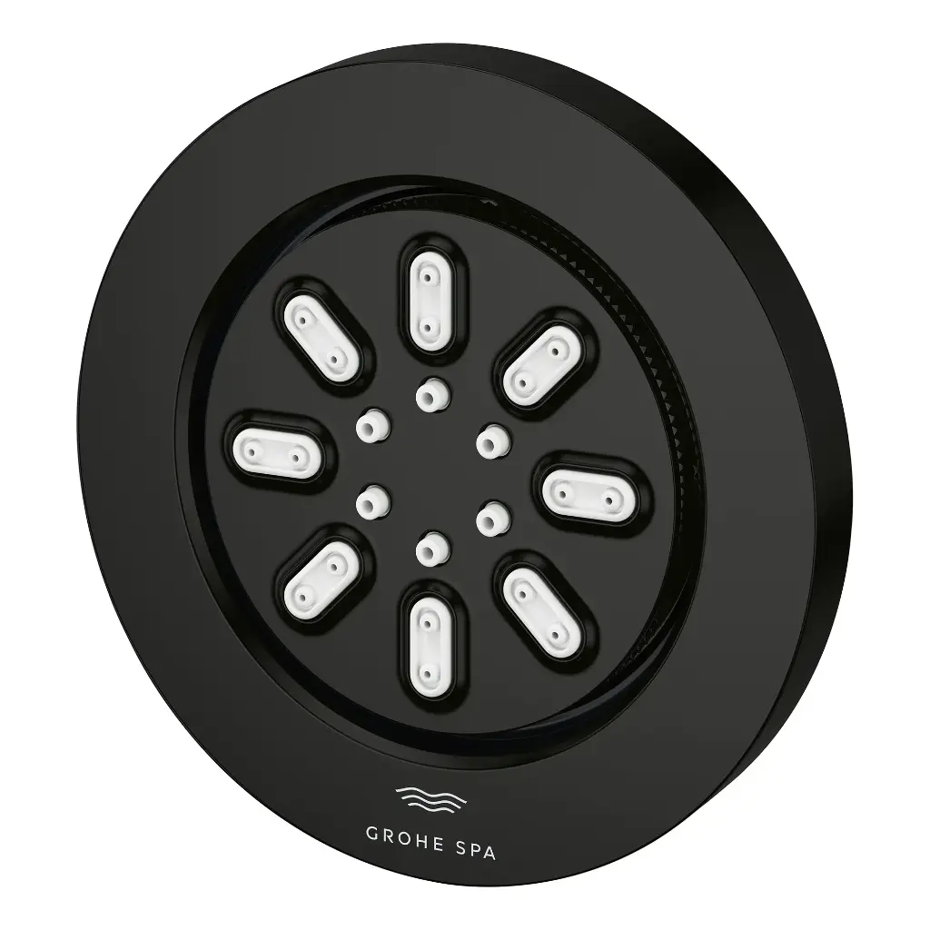 Grohe 268442430 Body Spray Round 2 Sprays 0.9 Gpm Matte Black