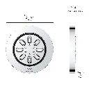 Grohe 26844A00 Body Spray Round 2 Sprays 0.9 Gpm Hard Graphite