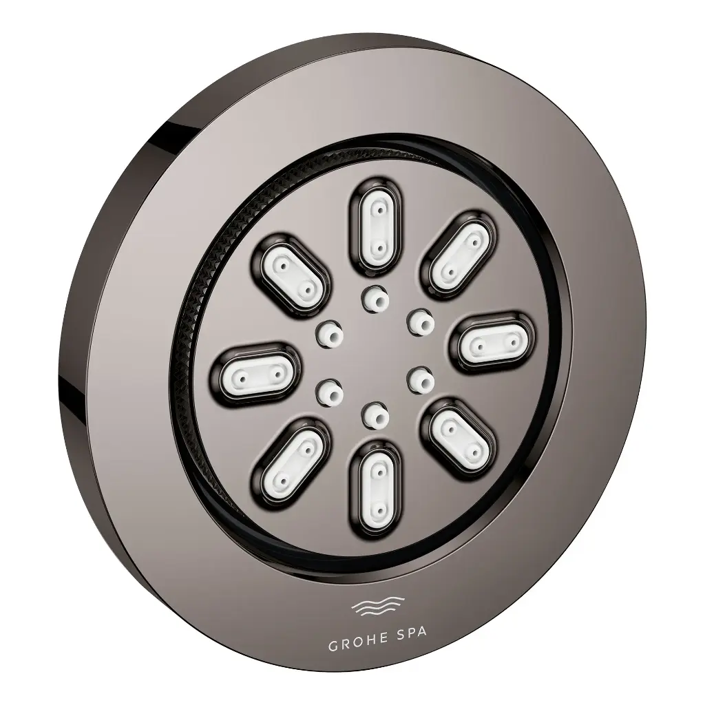 Grohe 26844A00 Body Spray Round 2 Sprays 0.9 Gpm Hard Graphite