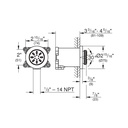 Grohe 26844En0 Body Spray Round 2 Sprays 0.9 Gpm Brushed Nickel