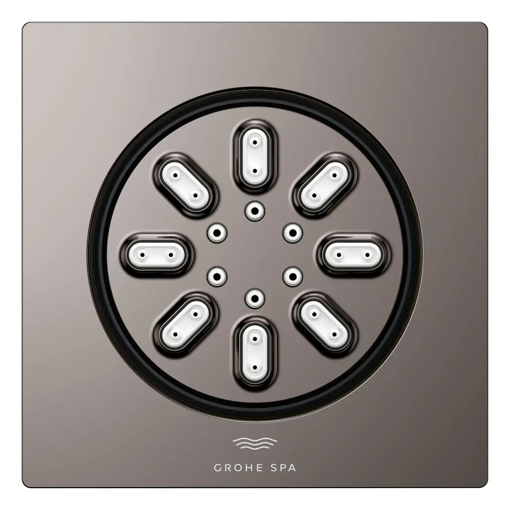 Grohe 26845A00 Body Spray Square 2 Sprays 0.9 Gpm Hard Graphite
