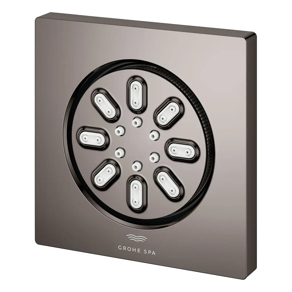 Grohe 26845A00 Body Spray Square 2 Sprays 0.9 Gpm Hard Graphite