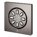 Grohe 26845A00 Body Spray Square 2 Sprays 0.9 Gpm Hard Graphite