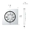 Grohe 26845En0 Body Spray Square 2 Sprays 0.9 Gpm Brushed Nickel