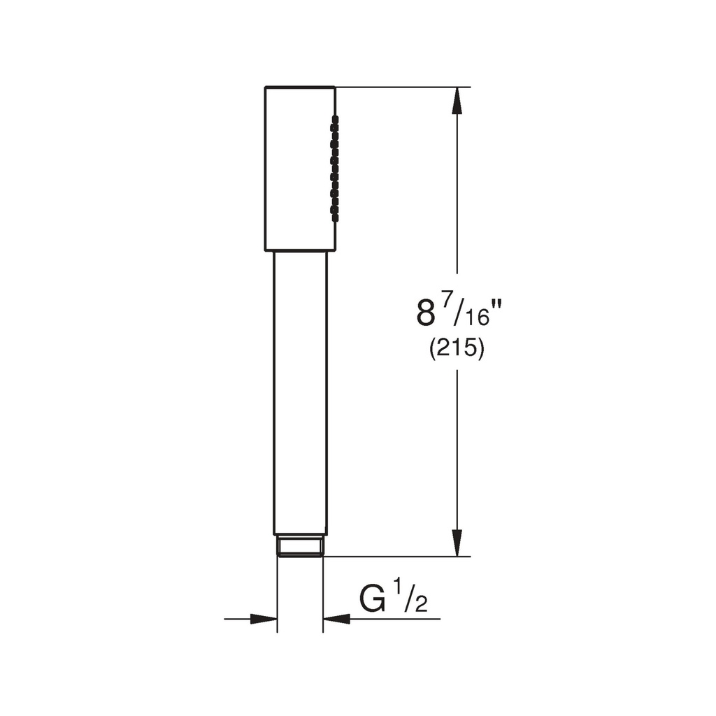 Grohe 268662430 Spa Sena Hand Shower Matte Black