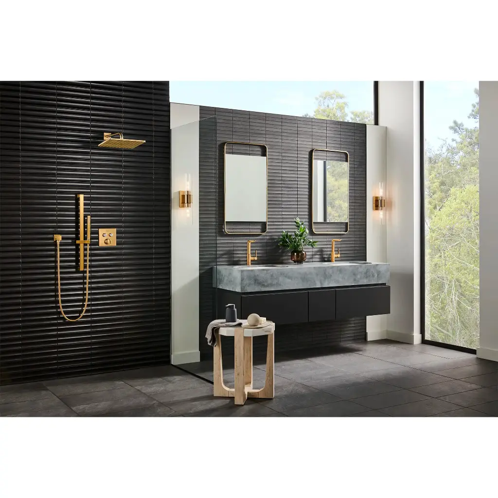 Grohe 26867GN0 Stick Hand Shower 1 Spray 1.75 Gpm Brushed Cool Sunrise
