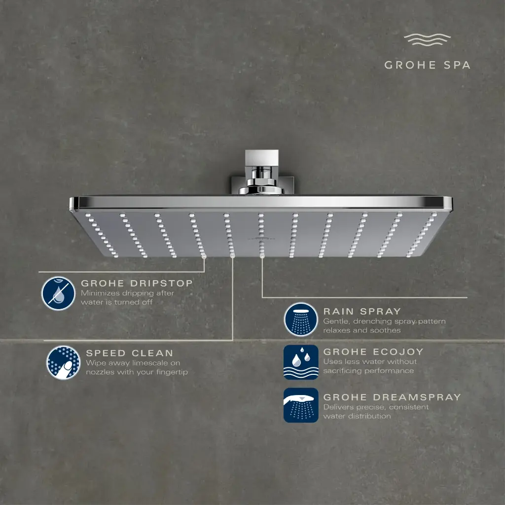 Grohe 26868000 Rsh Aqua 230 Headshower 6,6L Chrome