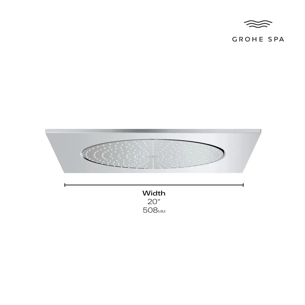 Grohe 26870000 Rsh Aqua 20" Ceiling Shower 6,6L Us Chrome
