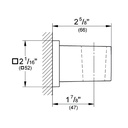 Grohe 27693EN0 Wall Mount Hand Shower Holder Brushed Nickel