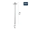 Grohe 28492GN0 12 Ceiling Shower Arm Brushed Cool Sunrise