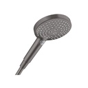 Hansgrohe 26036341 Raindance Select S 120 3 Jet Powder Rain Handshower, 1.8 Gpm Brushed Black Chrome