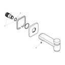 Hansgrohe 71412001 Logis Tubspout W/Diverter