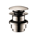 Hansgrohe 50100141 Push Open Sink Drain with Overflow Brushed Bronze