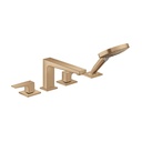 Hansgrohe 32557141 4-Hole Roman Tub Set Trim With Lever Handles