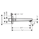 Hansgrohe 32542701 Tub Spout - Matte White