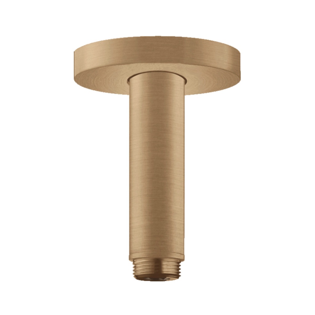 Hansgrohe 27393141 Extension Pipe For Ceiling Mount, 4" Brushed Bronze
